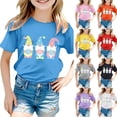 thumbnail image 1 of LRen Kids Easter Shirts Girls Rabbit Tops Egg Hunt Short Sleeve T Shirt Cotton Happy Easter Vacation Tops Tee for Boys & Girls, 1 of 4