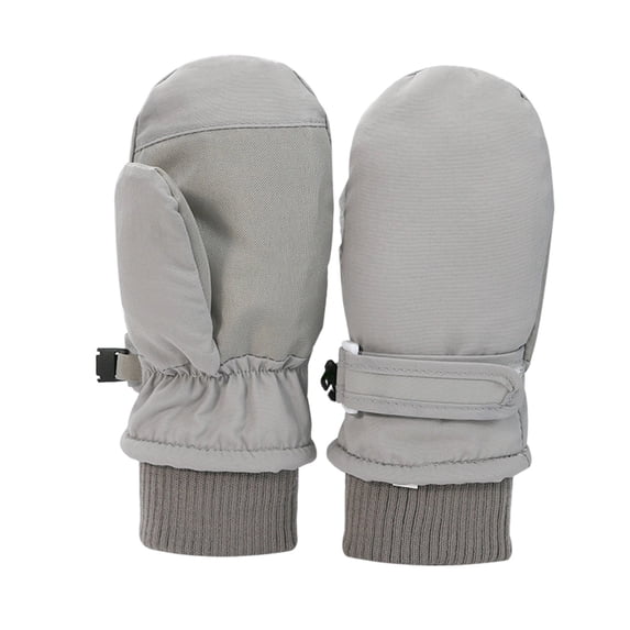 LRen Kids Gloves Winter Snow Waterproof Ski Gloves, Lined Thick Soft Warm Winter Gloves Windproof Non- Gloves for Outdoor Sports