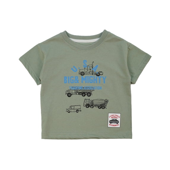LRen Kids Shirts For Boys Size 5-6,Boys Shirts Short Sleeve T-Shirts Kids Basic Crew Neck Tops Casual Cotton Tees Clothes