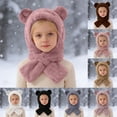 thumbnail image 1 of LRen Kids Winter Hats Children's Balaclava Ski Mask Windproof Warm Adjustable with Lining Hat for Boys Girls, 1 of 8