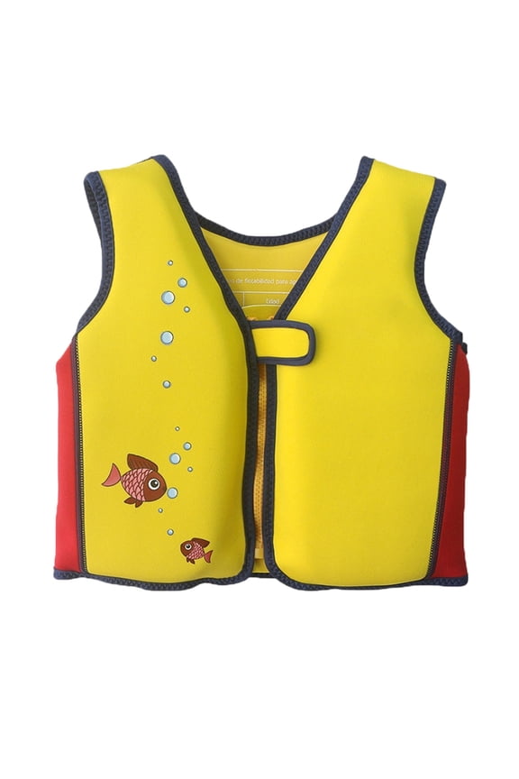 Life Jacket Learn-To Buoyancy Aid Vest for Kids Girls Swim Jacket with Adjustable Safety Strap for Boating and Personal Watercraft Use