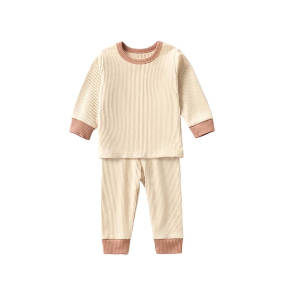 LRen Little Boy Outfits Size 8 Comfort Trendy Cartoon Print Long Sleeve Crewneck Tops + Elastic Waist Pant Pants Fall Winter Clothes for Kids Boys