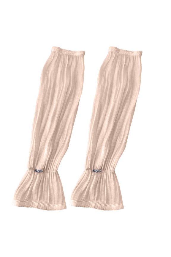 Ruffled Flared Arm Sleeves, Sun Protection Breathable Chiffon Arm Covers for Women, Elegant Driving Sleeves