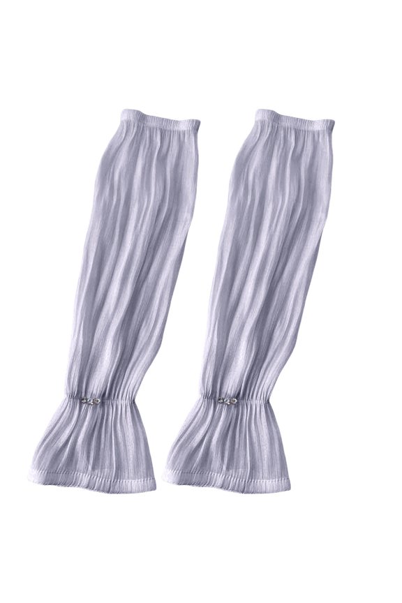 Ruffled Flared Arm Sleeves, Sun Protection Breathable Chiffon Arm Covers for Women, Elegant Driving Sleeves