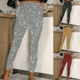 thumbnail image 1 of LRen Sequin Pants for Women Flare High Waisted Pull On Elastic Waist Party Club Mardi Gras Night Out Dance Stretch Pants, 1 of 7