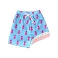 thumbnail image 1 of LRen Swim Trunks Boys,Swim Trunks Boys 10-12 ,Boys Swim Trunks With Pineapple Print Beach Shorts for Summer Pool And Ocean Play, 1 of 4