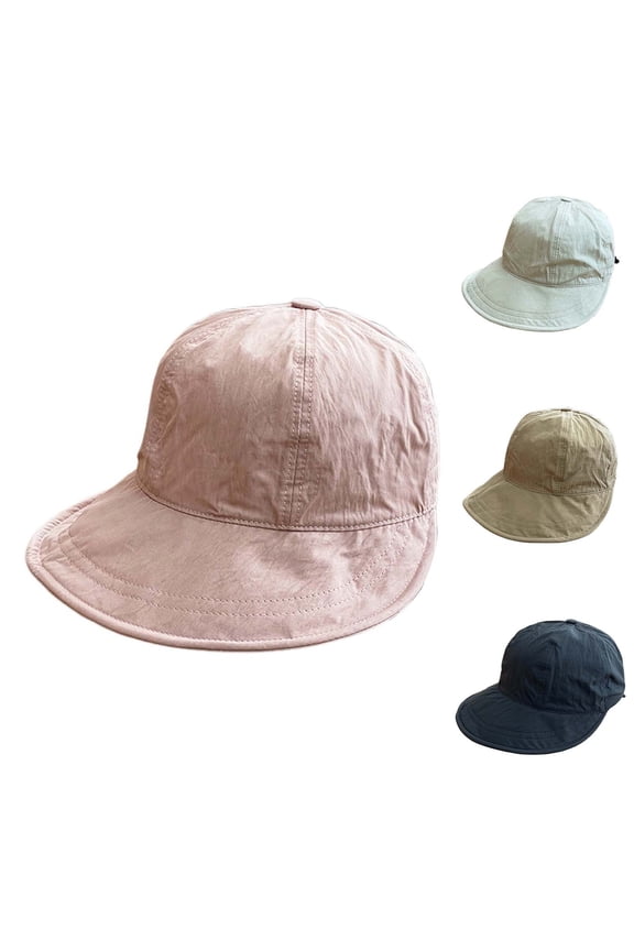 Tea Party Hat Unisex Wide Brim Sun Hat Packable Outdoor Sports Baseball Cap for Men and Women Summer Beach Sun Hat Pink