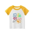 thumbnail image 1 of LRen Toddler Boy Shirts 4t Boy Cute Print Crew Neck Short Sleeve Graphic T Shirts Boys' Summer Tops Soft Y2k Boys' Tees Short Sleeve, 1 of 2