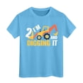 thumbnail image 1 of LRen Toddler Boy Shirts 4t Boys Cartoon Print Crewneck Short Sleeve Tshirts Kid Boy Summer Tees Loose Casual Birthday Gifts Kids Clothing, 1 of 4