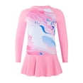 thumbnail image 1 of LRen Toddler Girl Bathing Suit 2 Piece Ruffles Beach Rash Guard Swimwear for Girls Cute Summer Rash Guard Bathing Suits Girl Beach Swimwear Summer Beach Outfit, 1 of 9