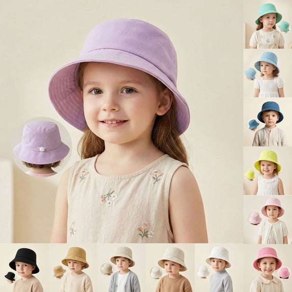 LRen Toddler Girl Tea Party Hats Kids Sun Hat with UPF 50+ Wide Brim Design for Outdoor Summer Beach Activities and Play Light Green