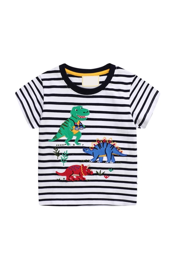 Toddler Shirts Boys 3t Boys 3d Funny Print Crewneck Tees Short Sleeve Basic Tee Boy's Summer Shirts Comfort Little Boy Casual Clothes