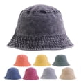 thumbnail image 1 of LRen Women Tea Party Hat Unisex Reversible Double Twill Bucket Hat for Sun and Fashion Outdoor Activities Khaki, 1 of 3