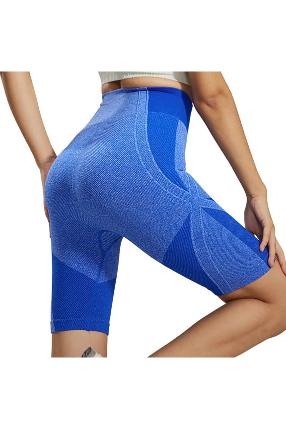 Womens Workout Shorts Seamless Scrunch Lifting Yoga Gym Athletic High Waisted Tummy Control Yoga Pants Workout Tights