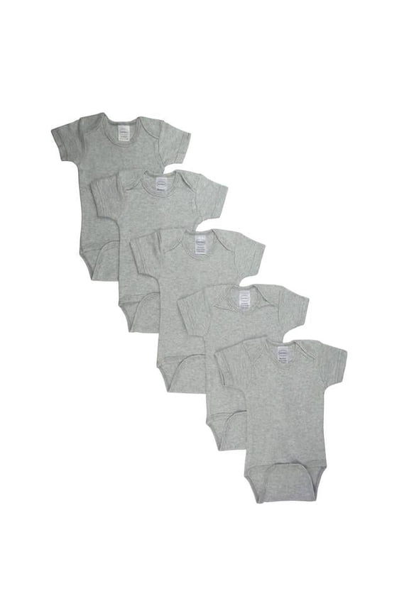 LS-0181 Bodysuit, Gray - Medium - Pack of 5