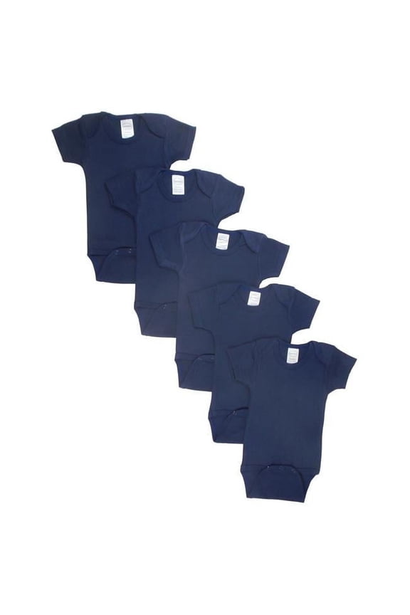 LS-0195 Bodysuit, Navy - Large - Pack of 5