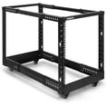 LS 12U 4Post Open Frame Floor Standing Server Rack, 22” 40