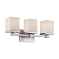 thumbnail image 1 of LS-16343-Lite Source-Benicio - Three Light Bath Vanity   Satin Nickel Finish with Frosted Glass, 1 of 3