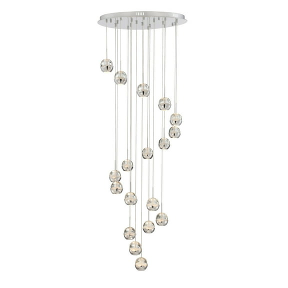 LS-18198-Lite Source-Draplin - Eighteen Light Chandelier