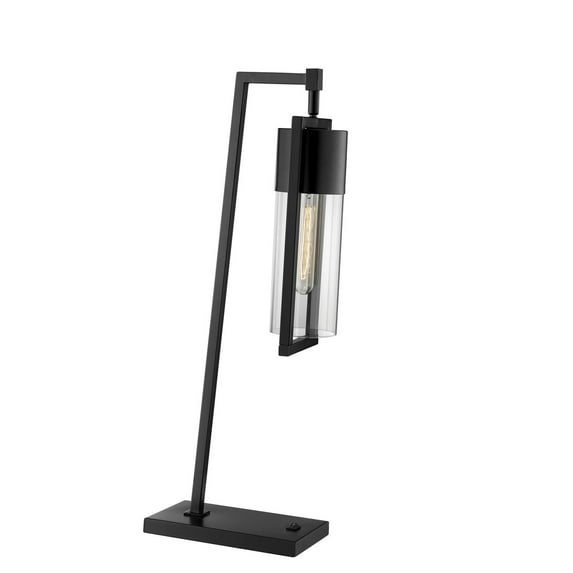LS-23264BLK-Lite Source-Norman-One Light Table Lamp-5.5 Inches Wide by 27 Inches High