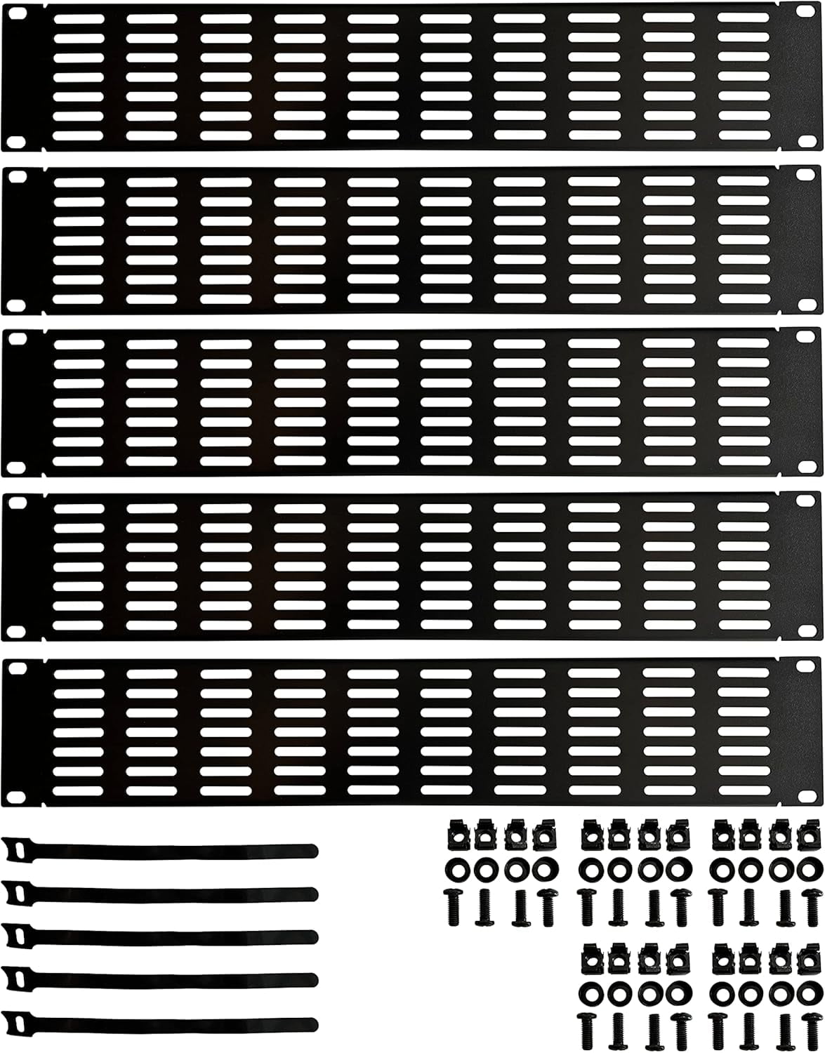 LS 2U Steel Blank Panel Vented for 19 inch Server Rack Durable Mount ...