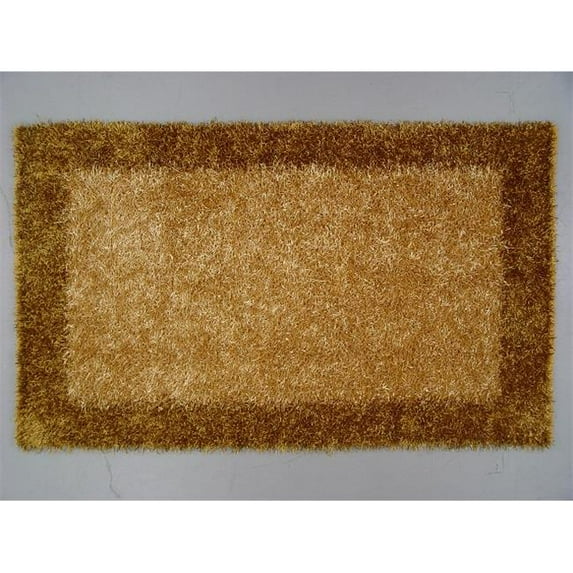 LS-AY16 8 x 11 ft. Tansa Hand Loomed Rug, Light Gold & Dark Gold