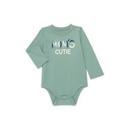 Garanimals Baby Boy Graphic Bodysuit with Long Sleeves, Sizes 0M-24M