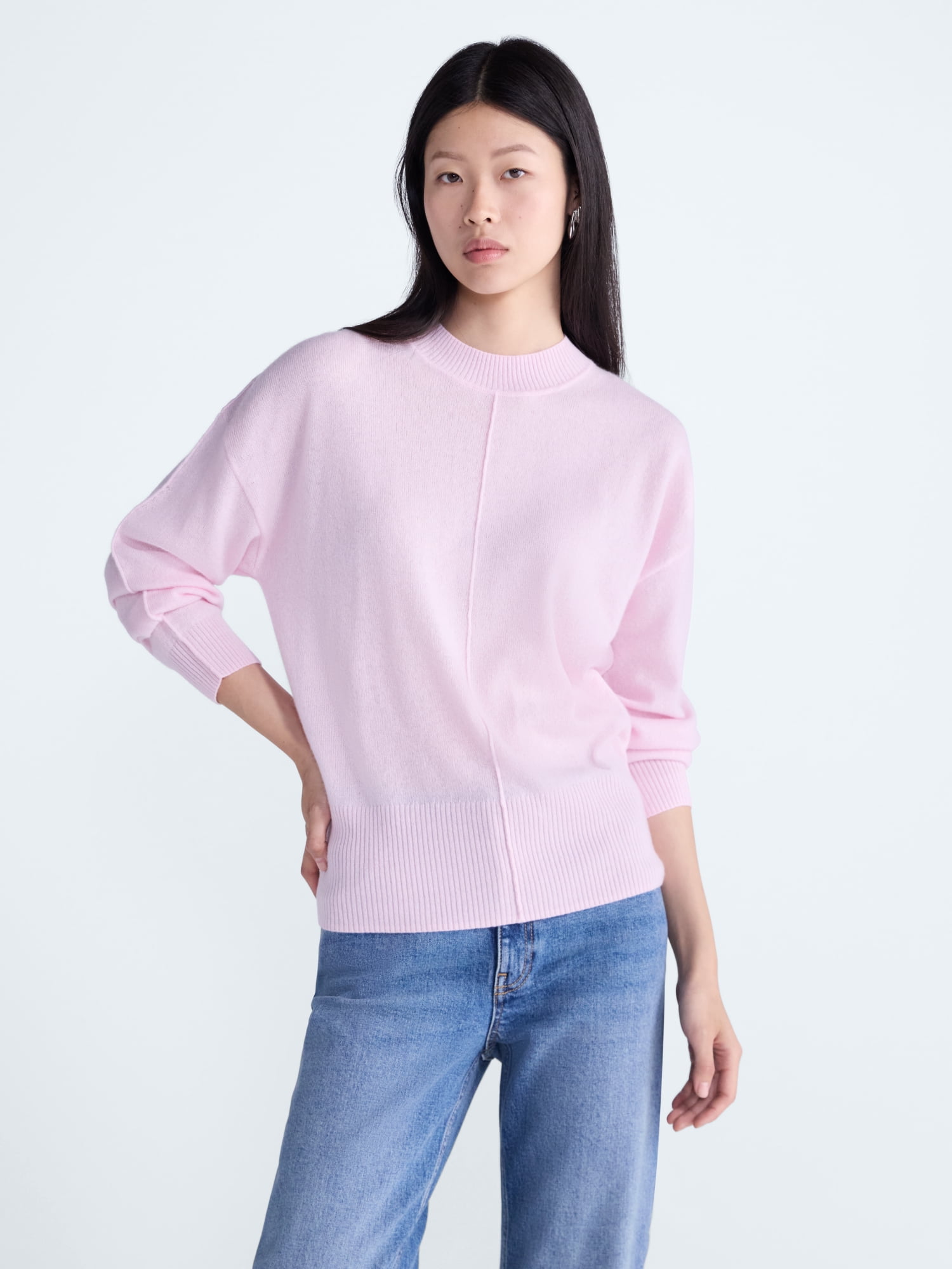 Scoop Women’s Cashmere Wedge Sweater, Lightweight, Sizes XS-XXL