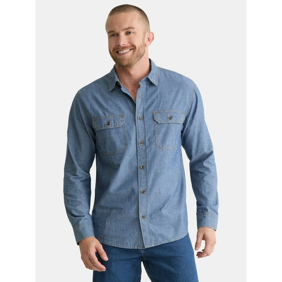 LS CHAMBRAY SHIRT