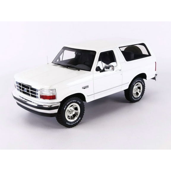 LS Collectibles Ford Bronco Car and Truck Play Vehicles, Resin White