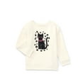 thumbnail image 1 of Garanimals Toddler Girl Graphic Fleece Sweatshirt with Long Sleeves, Sizes 2T-5T, 1 of 4