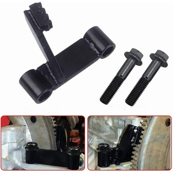 LS Flywheel Locking Tool Steel Black Oxide Flexplate Locking Holder Tool Compatible with Engine Chevy LS 1 2 3 LSX