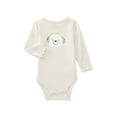 thumbnail image 1 of Garanimals Baby Girls Graphic Bodysuit with Long Sleeves, Sizes 0M-24M, 1 of 1