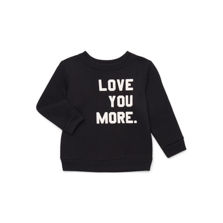 Garanimals Baby Boys Printed Fleece Sweatshirt, Sizes 6-24 Months