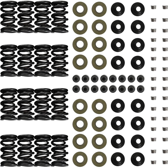 LS Gen 3 Gen 4 Engine Dual Valve Spring Kit Retainers Seals Locks For LS1 LS2 LS3 LS6 L76 L92 L99 LQ4 LQ9 5.3L 5.7L 6.0L 6.2L