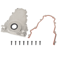 thumbnail image 1 of Front Timing Cover w/ 10AN Turbo Oil Drain for LS Gen 3 LS1 LQ4 4.8/5.3/5.7/6.0L, 1 of 5