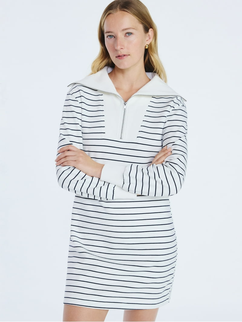 boucle long sleeve dress self-portrait - Check Boucle Long Sleeve Mini Dress