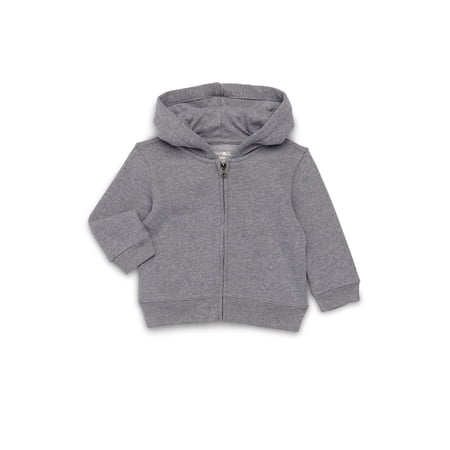 Garanimals Baby Boy Butter Fleece Zip Up Hoodie, Sizes 0M-24M