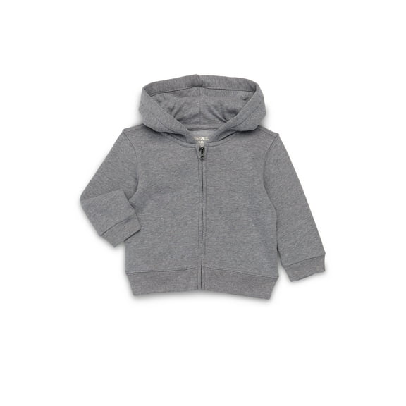 Garanimals Baby Boy Butter Fleece Zip Up Hoodie, Sizes 0M-24M