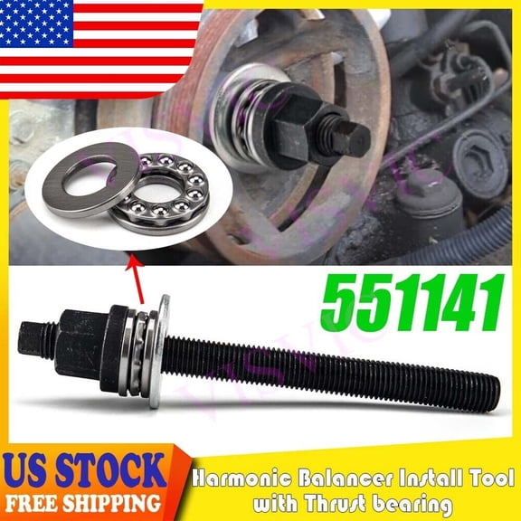 LS Harmonic Balancer Crank Pulley Installer Tool & Bearing For Chevy GM LS1 LS3