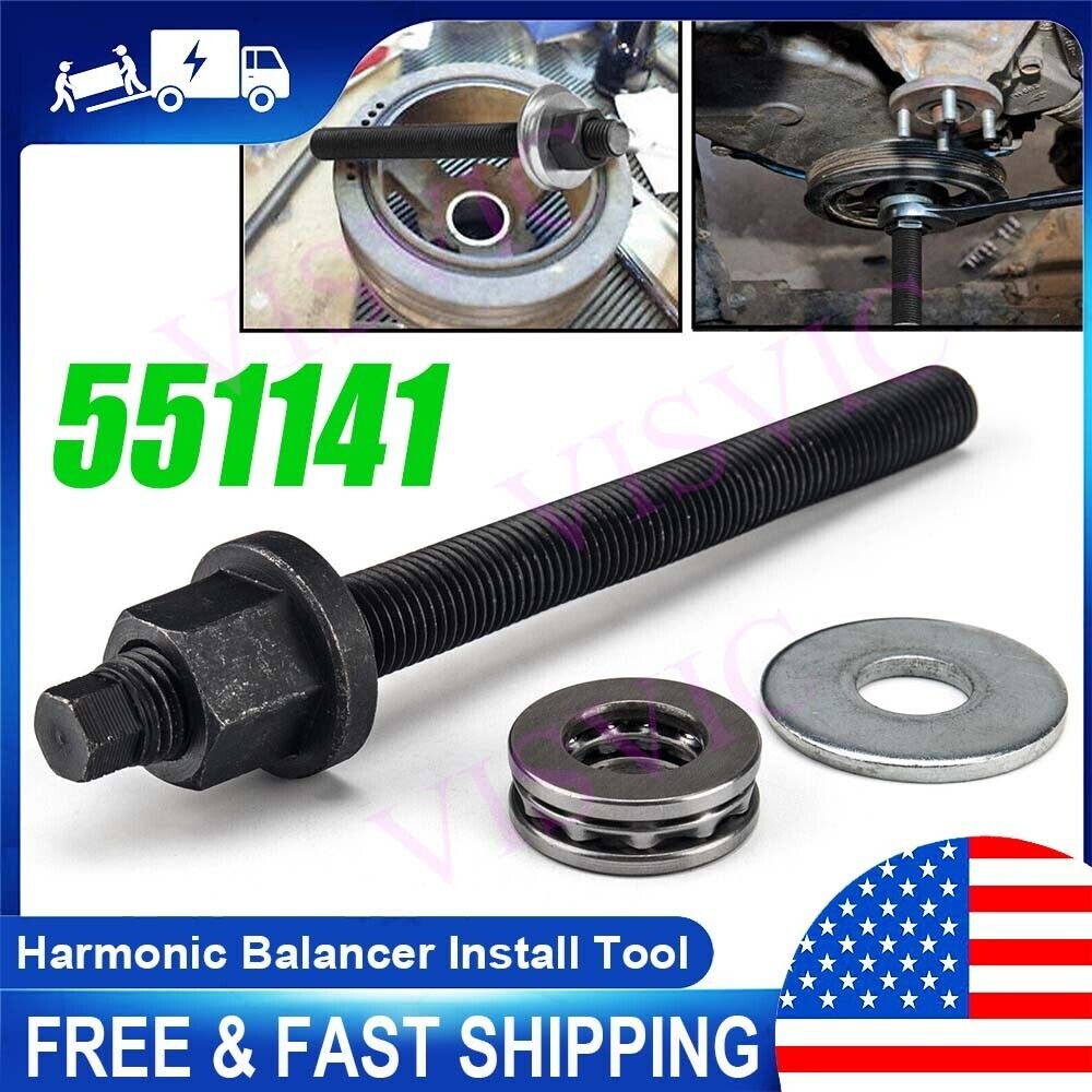 LS Harmonic Balancer Crank Pulley Installer Tool w/ Bearing Fit Chevy