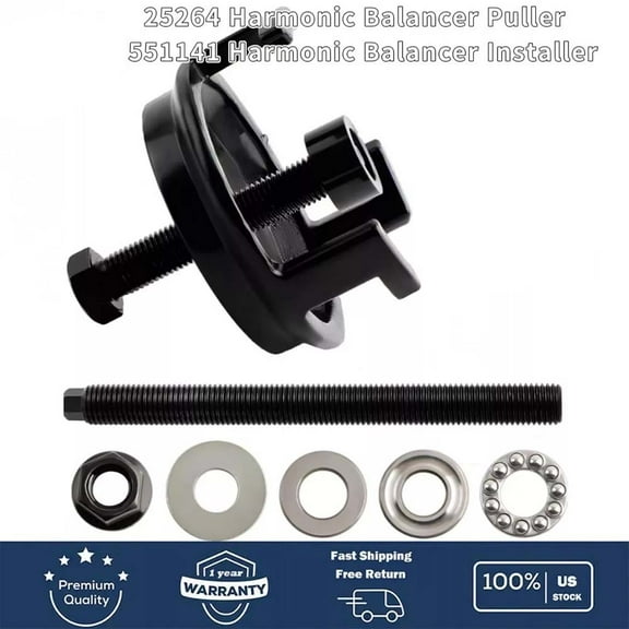 LS Harmonic Balancer Installer Puller Tool w/ Bearing Fit For GM 5.3 5.7 6.0 6.2