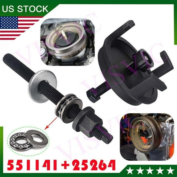 LS Harmonic Balancer Installer Puller Tool w/ Bearing For GM 5.3 5.7 6.0 6.2L US
