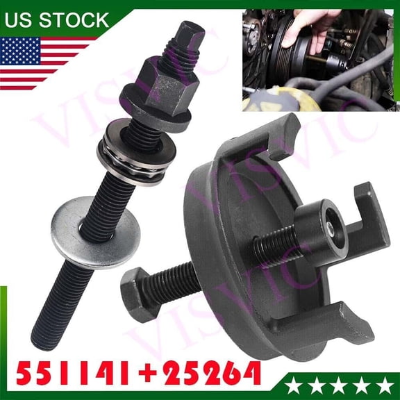 LS Harmonic Balancer Installer Puller Tool w/ Bearing For GM 5.3 5.7 6.0 6.2L 