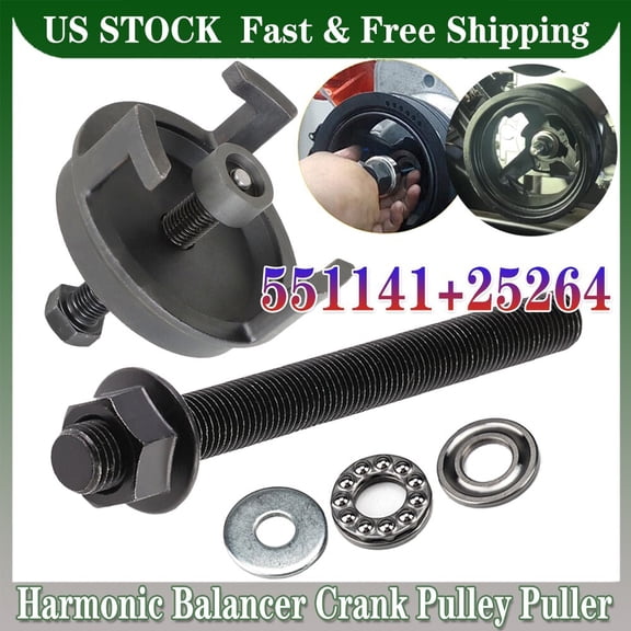 LS Harmonic Balancer Installer Puller Tool w/ Bearing For GM 5.3 5.7 6.0 6.2L