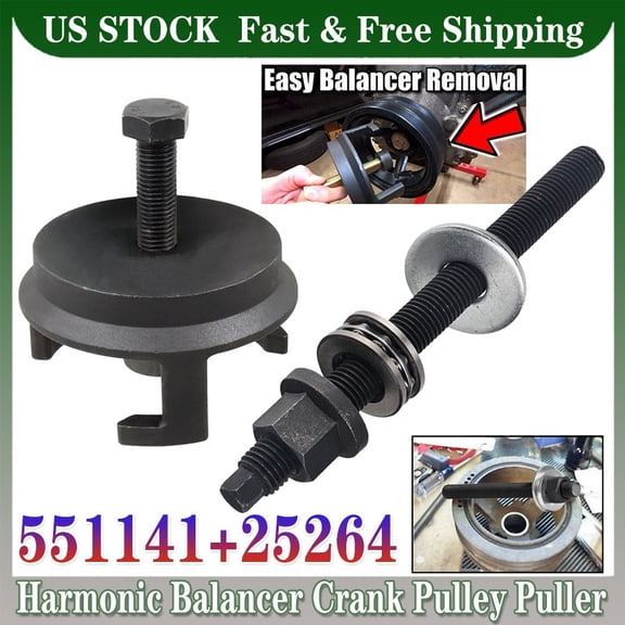 LS Harmonic Balancer Installer Puller Tool w/ Bearing For GM 5.3 5.7 6.0 6.2L??
