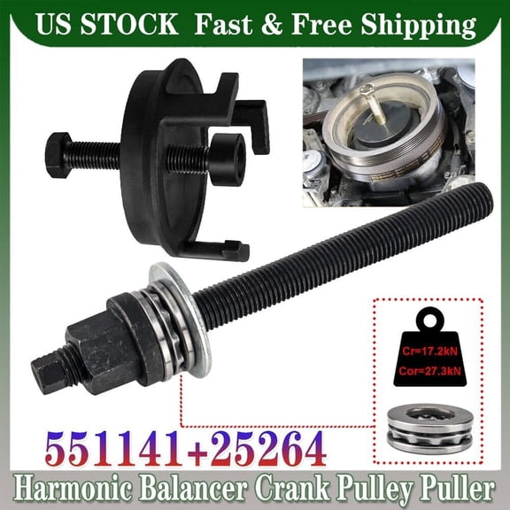 LS Harmonic Balancer Installer Puller Tool w/ Bearing For GM 5.3 5.7 6.0 6.2L*