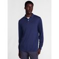 thumbnail image 1 of George Men's Interlock Polo Shirt with Long Sleeves, Sizes S-5XB, 1 of 5