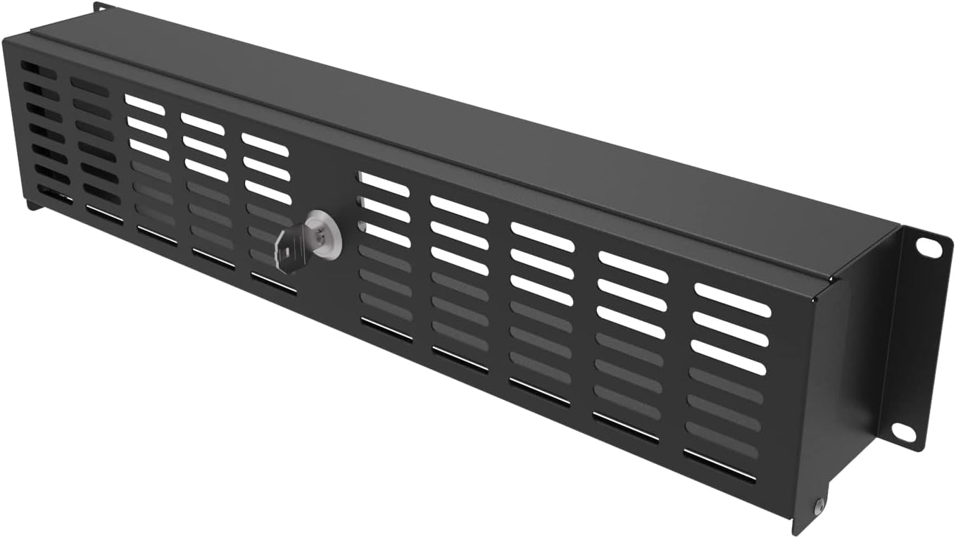 LS JINGCHENGMEI 2U Rack Mount Security Cover for 19inch Server Rack
