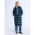 thumbnail image 1 of Free Assembly Women's and Women's Plus Long Wool Blend Coat, Sizes XS-4X, 1 of 7